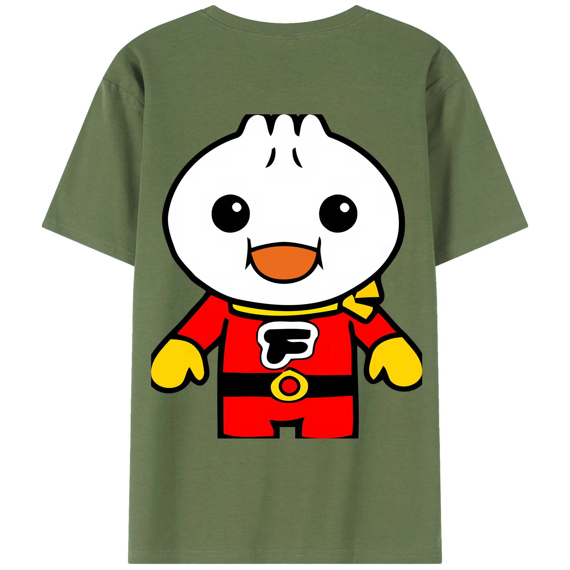 （画像用） アンパンマン Anpanman 綿100％ メンズ半袖Tシャツ（バックプリント） 通気性